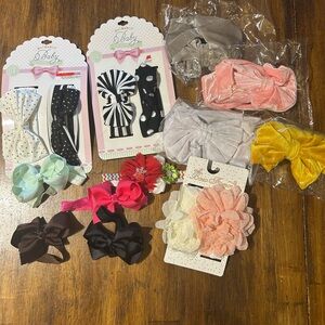 Assorted Bow Headbands Set